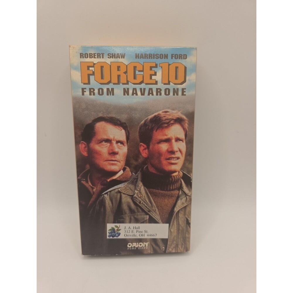 Force 10 From Navarone (VHS 1978, 1994) Harrison Ford